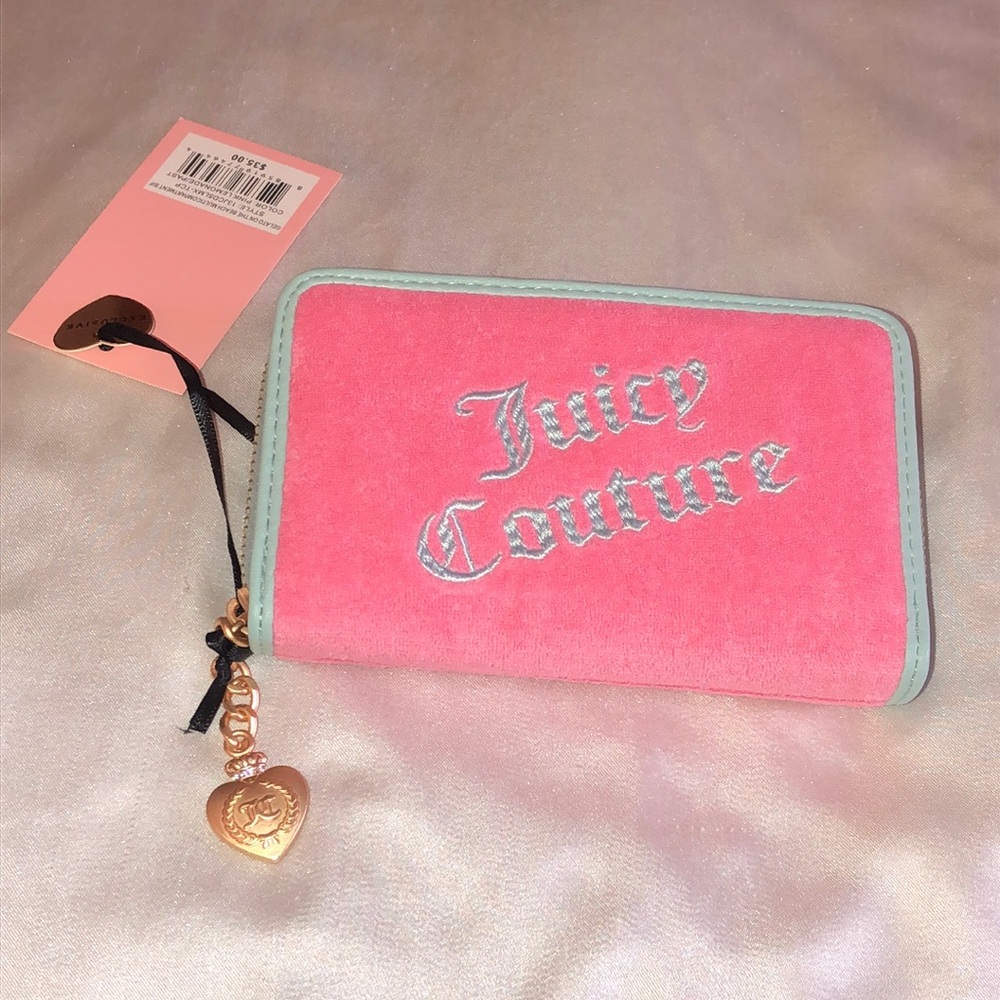Juicy Couture Pink Lemonade Pastel Gelato On The Beach Multi Compartment Wallet